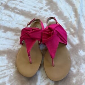 Pink Knotted Women's Sandals